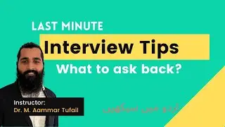 Counter Questions to be asked in the Interview