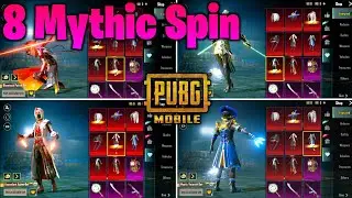 Pubg Mobile New 8 Mythic Spin |😱 Pubg Mobile New Mythic Suit | Pubg Mobile New Mythic Outfit