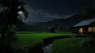Nighttime Cricket Ambience ASMR | Relaxing Nature Sounds to Sleep, Study, or Meditate 🌙🎧
