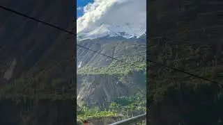 Rakaposhi view #pakistan #tourism #gilgitbaltistan #hunzavalley #mountains #reels #travel #trip