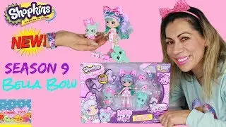 Shopkins Сезон 9 Белла Боу Шоппи Боуди Медведь Шопкинс Открытие магазина