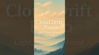 Cloud Drift Piano | Light Wind Ambient for Calm #RelaxingMusic #AmbientPiano #NoVocal