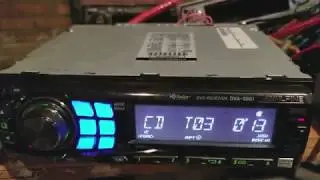 Alpine DVA-9861 on my messy workbench