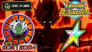 100% EZA INT LR FUSION ZAMASU LEVEL 10 LINKS SHOWCASE!!! Dragon Ball Z Dokkan Battle