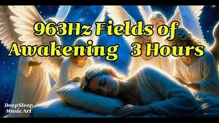 DeepSleepMusic Art | Somnus 963Hz 3 Hours &bull; Fields of Awakening