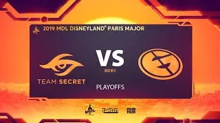 Team Secret vs Evil Geniuses, MDL Disneyland&reg; Paris Major, bo3, game 2 [Jam & NS]