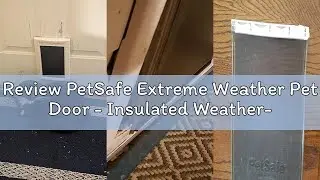 Review PetSafe Extreme Weather Pet Door - Insulated Weather-Resistant Dog & Cat Door with Durable Pl