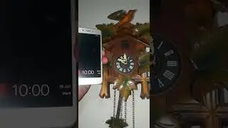 #cuckoo clock#digital clock#Time accuracy #check#Black forest#