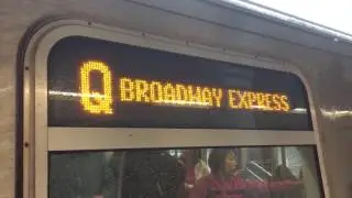 [MTA]: 96th Street / 2nd Avenue Bound R160 (Q) Train via Sea Beach Leaving New Utrecht Avenue
