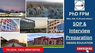 PhD FPM IIMs, ISB, XLRI and others Interview Preparation #FPM #PhD_management