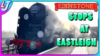 34028 'Eddystone' At Eastleigh (The Christmas Express)