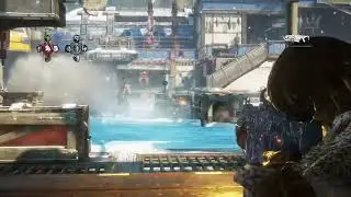 Me hize  un cluch, 4 contra 1 Gears 5 , #gearsofwar #xbox #wallbounce