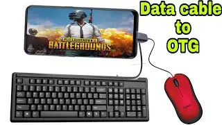 How to convert USB cable to OTG cable