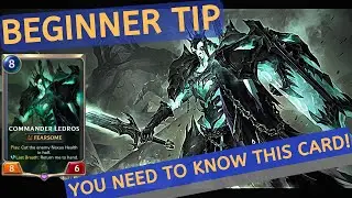 Hidden Win Condition with Commander Ledros - Legends of Runeterra Beginner Tip