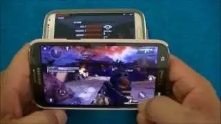 Samsung Galaxy S4 vs Note 2 Modern Combat 4