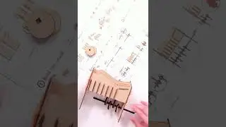 Wooden Automaton Science Kit #shorts #stem #automaton #science #scienceexperiment #toys #kit #steam