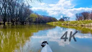 Calm Beautiful Afternoon 4K River Kayaking Expedition