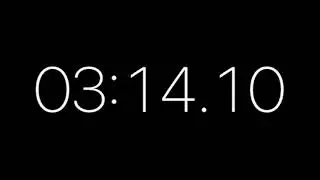 5 minutes timer with milliseconds