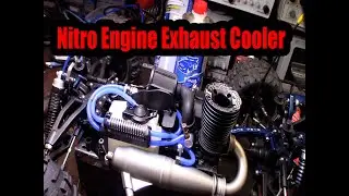 Nitro RC engine exhaust cooler by GDS racing and return line length for Mugen  OFNA Serpent Kyosho