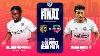 Kalonji Pro-Profile vs Miami United FC  | 01.17.2026 | Southeast Region Final