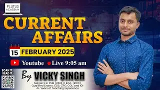 📰 Weekly Current Affairs Update (15th Feb 2025) for SSC & Banking Exams | Plutus Academy | Vicky Sir