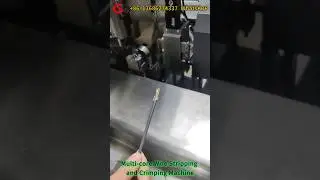 Multi-core Wire Stripping and Crimping Machine #wireharnessmachine #crimpingmachine#Wire Processing
