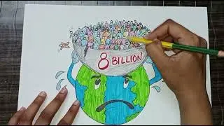 World Population Day Poster l World Population Day Chart l Craft Girl Navreet
