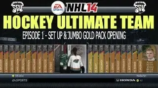 NHL 14: Hockey Ultimate Team with Team Nadasfan EP1 (Jumbo Gold Pack Opening)