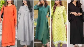 Long Shirt Design 2025 | Winter Dress Design For Girls || New  Long Kameez ke Design