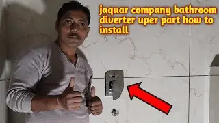 Jaquar bathroom diverter uper part fitting #trending #viral #construction #plumber 