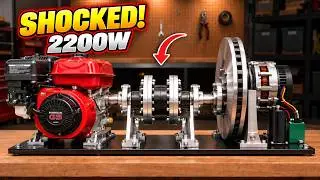 No More Electricity Bills! 220V Generator Using a Brushless DC Motor