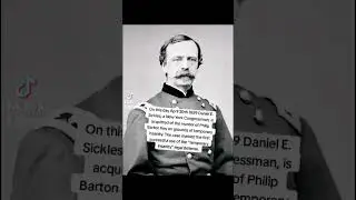 On this day April 20th 1859 Daniel E. Sickles, a New York Congressman, is acquitted of the murder.