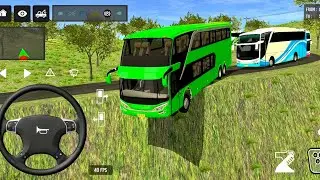 Euro Bus Driving Game PublicTransportation 2024 Indonesia BusSimulator Android Gameplay #86