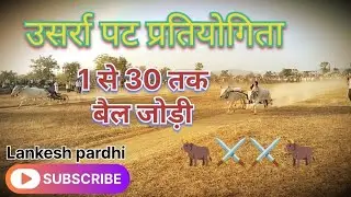 🔥उसर्रा पट प्रतियोगिता 🐂 1 से 30 तक बैल जोड़ी ⚔️ #viralvideo #nadekachbailgadasharyat 