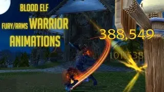 Blood Elf Arms/Fury Warrior - WoW Legion Alpha - Ability Animations