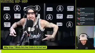 Millyz Drops 7 Minute Bars Over Drake & 50 Cent beat (Reaction) HUNTING HIP-HOP