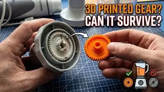 3D printing and replacing the gear of a Philips hand blender