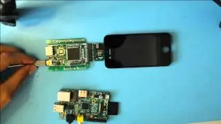 Raspberry Pi driving an Iphone 4 LCD