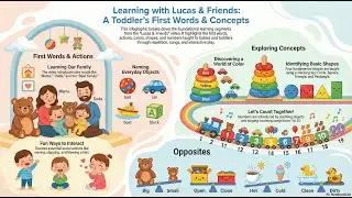 Baby & Toddler Mega Learning: First Words (Mama, Dada) Colors, Shapes, Farm Animals & Nursery Rhymes
