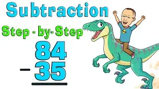 2-Digit Subtraction with Regrouping — Dinosaur Theme!