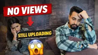 Didn't stop vlogging even at 0 views 💔 #dailyvlog#noviews#strugglingvlogger#smallyoutuber#newchannel