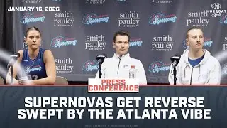 Omaha Supernovas Get Reverse Swept By The Atlanta Vibe | Omaha Supernova Press Conference