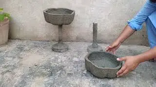 How to make cement urn planter & Urn pot