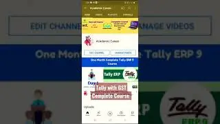 Tally with GST Complete Course | Tally ERP 9  Computer Course | Tally Course Basic To Advance-level