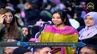 Brilliant hindu girl challenged dr zakir on caste system & sects.Embraces islam.#dr zakir naik