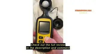 Review URCERI Light Meter Digital Illuminance Meter Handheld Ambient Temperature Measurer, Range up