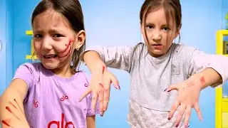 АНИСА АЙАРУДЫ ТЫРНАП ТАСТАДЫ 😳😱ҰЗЫН ТЫРНАҚ ПЕН 24 САҒАТ ЖҮРЕМ ДЕП ҰРЫС БОЛЫП КЕТТІ😱😭