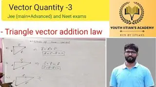 Vector Addition for jee ( main+ advanced) and neet by v p singh sir