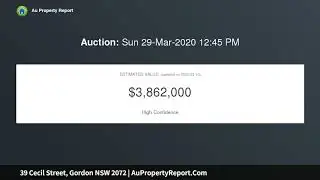 39 Cecil Street, Gordon NSW 2072 | AuPropertyReport.Com