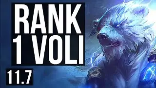 VOLIBEAR vs WUKONG (TOP) | Rank 1 Voli, 4/0/5, Rank 13 | TR Challenger | v11.7